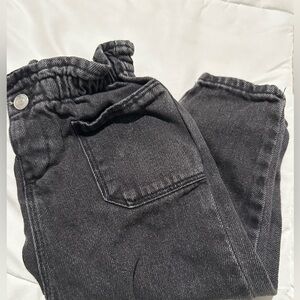 Zara Black Toddler Paperbag Jeans